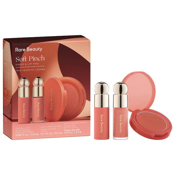 Rare Beauty by Selena Gomez Soft Pinch Cheek & Lip Trio Makeup Gift Set - Beauty Icon - 
