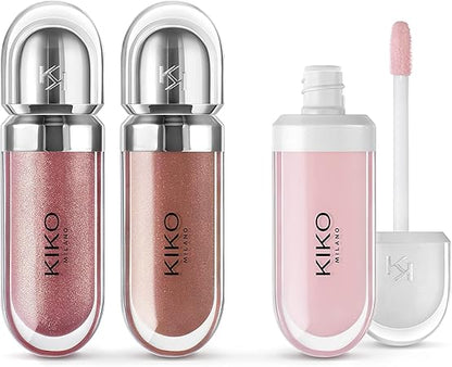 KIKO Milano Glossy Lip Gloss Set – 3D Hydra Lip Gloss Set