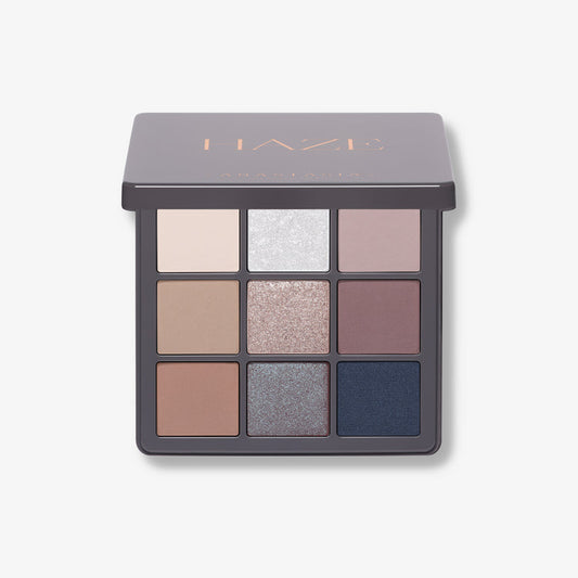 ABH Haze Mini Eyeshadow Palette open with shades