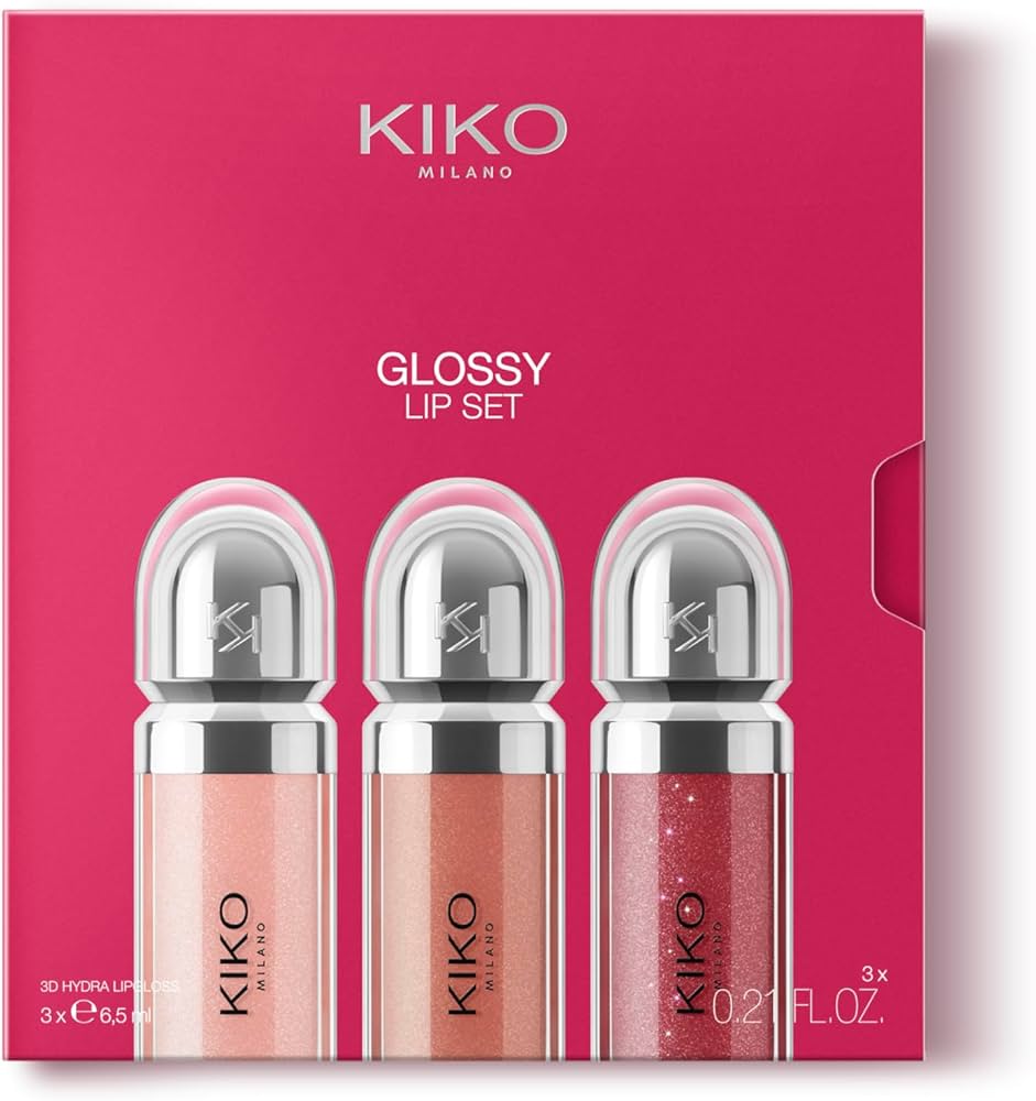 KIKO Milano Glossy Lip Gloss Set – 3D Hydra Lip Gloss Set