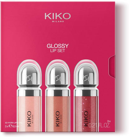 KIKO Milano Glossy Lip Gloss Set – 3D Hydra Lip Gloss Set