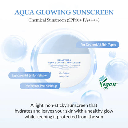 Dr. Althea Aqua Glowing Sunscreen Texture Pakistan — Beauty Icon