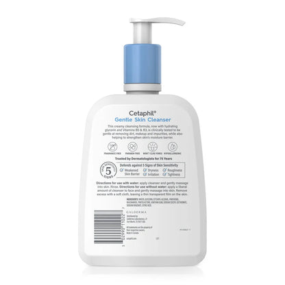 Cetaphil Gentle Skin Cleanser 473ml pump bottle