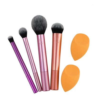 RT Everyday Essentials Makeup Brush Set with Sponge - Beauty Icon -