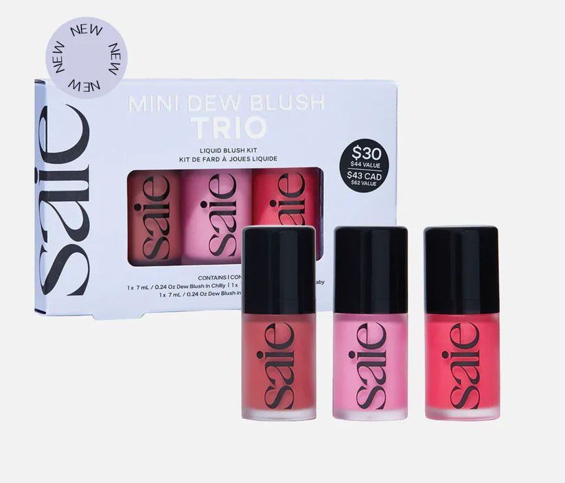 Saie Mini Dew Blush Trio Liquid Blush Kit - Beauty Icon - 