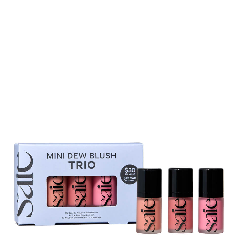 SAIE Mini Dew Blush Trio Set - Beauty Icon - 