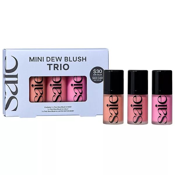 SAIE Mini Dew Blush Trio Set - Beauty Icon - 