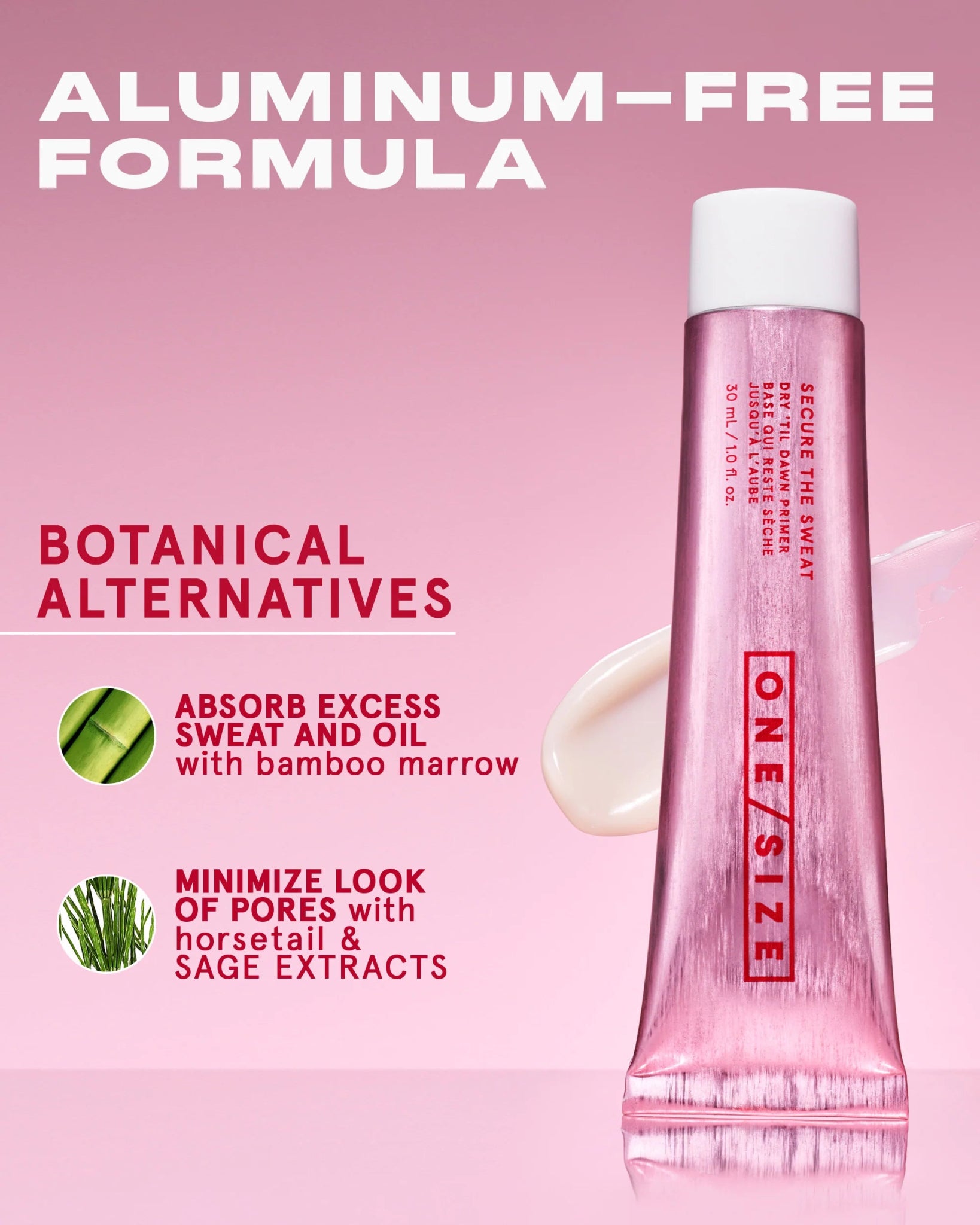 Secure The Sweat Sweat - Proof Aluminum - Free Primer – Full - Sized - Beauty Icon - 