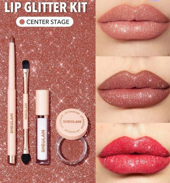 Sheglam Lip Dazzler Glitter Kit center stage - Beauty Icon - 