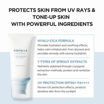 Skin1004 - Madagascar Centella Hyalu-Cica Water-Fit Sun Serum SPF 50+ PA++50ml - Beauty Icon -Pakistan