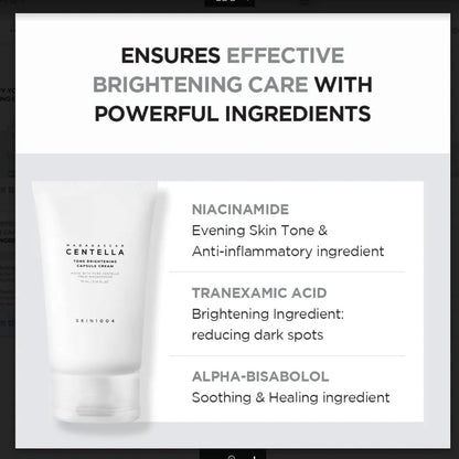 SKIN1004 Madagascar Centella Tone Brightening Capsule Cream 75ml - Beauty Icon - 