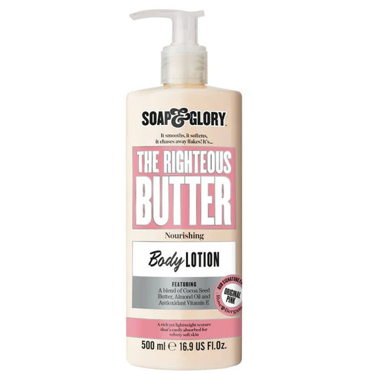 Soap and glory The Righteous Butter Moisturising Body Lotion Pump - Beauty Icon - 