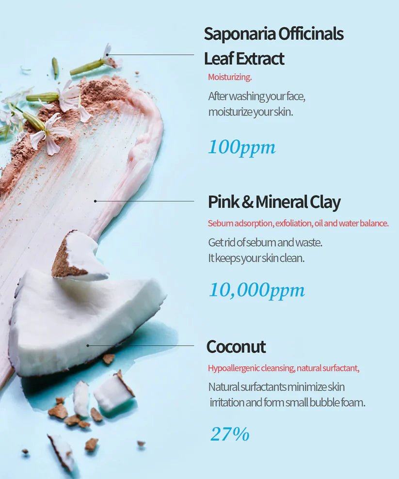 Tocobo Coconut Clay Face Cleansing Foam - Beauty Icon - 