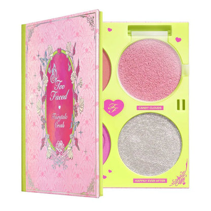 Too Faced Fairytale Crush Blush & Highlighter Palette Makeup Set - Beauty Icon - 
